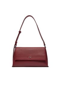 Calvin Klein Torebka Ck Daily Shoulder Bag Pebble K60K612139 Czerwony. Kolor: czerwony. Materiał: skórzane