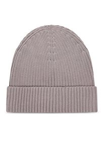 Calvin Klein Czapka Patch Chunky LV04D8053G Szary. Kolor: szary. Materiał: materiał, bawełna