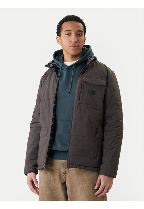 Billabong Kurtka przejściowa Unwind Revo EBYJK00124 Szary Regular Fit. Kolor: szary. Materiał: syntetyk