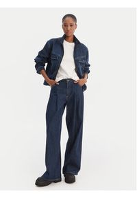 G-Star RAW - G-Star Raw Kurtka jeansowa Rib Trucker D28586-D536 Niebieski Regular Fit. Kolor: niebieski. Materiał: bawełna #3