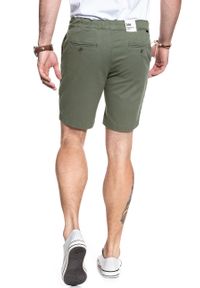 Lee - SPODENKI LEE DRAWSTRING SHORT LICHEN GREEN L73ULB82. Materiał: materiał #4