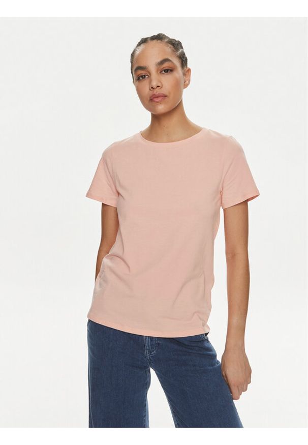 Weekend Max Mara T-Shirt Multif 2415971042 Różowy Regular Fit. Kolor: różowy. Materiał: bawełna