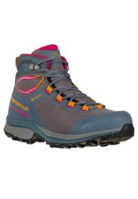 LA SPORTIVA - Buty do chodzenia damskie La Sportiva La Tx Hike Mid Gtx. Wysokość cholewki: za kostkę. Zapięcie: sznurówki. Kolor: wielokolorowy. Materiał: materiał, tkanina, syntetyk. Szerokość cholewki: normalna. Sport: turystyka piesza