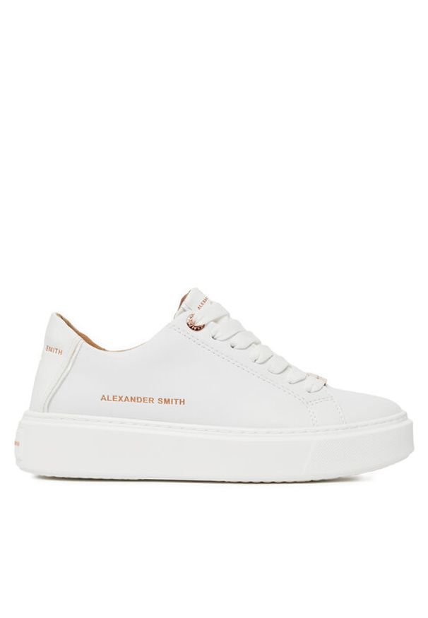 Alexander Smith Sneakersy London ALAZLDW-8012 Biały. Kolor: biały. Materiał: skóra