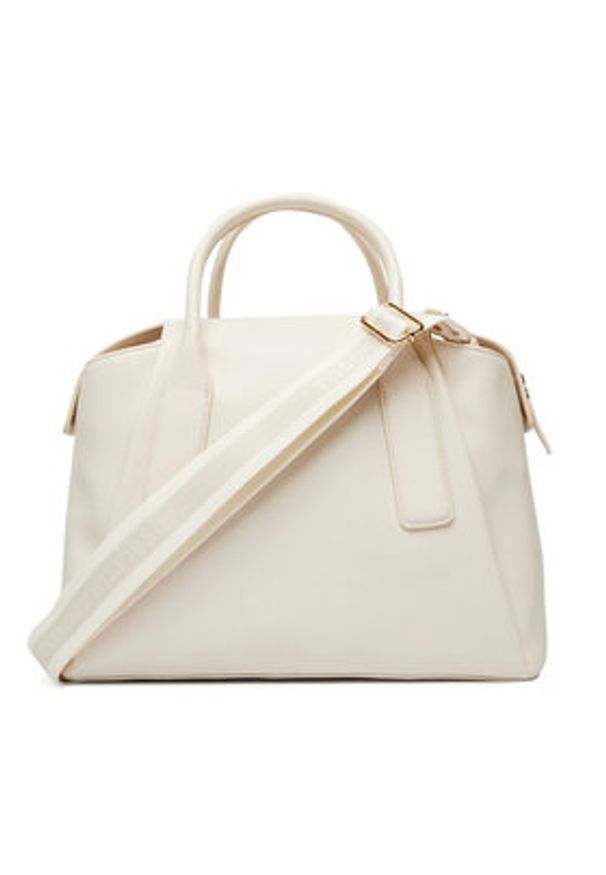 TOMMY HILFIGER - Tommy Hilfiger Torebka AW0AW18532 Kremowy. Kolor: kremowy. Materiał: skórzane