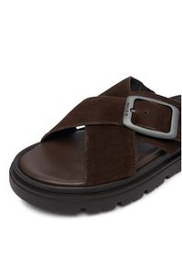 G-Star RAW - G-Star Raw Klapki CEO-WI16-MARS-02 Brązowy ciemny. Kolor: brązowy. Materiał: skóra, zamsz #4