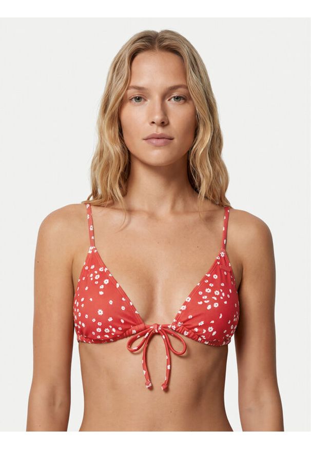 Roxy Góra od bikini Pt Beach Classics ERJX305421 Czerwony. Kolor: czerwony. Materiał: syntetyk