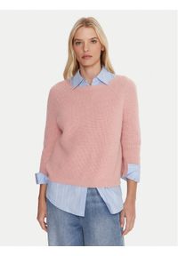Weekend Max Mara Sweter Xeno 2525366102 Różowy Relaxed Fit. Kolor: różowy. Materiał: syntetyk