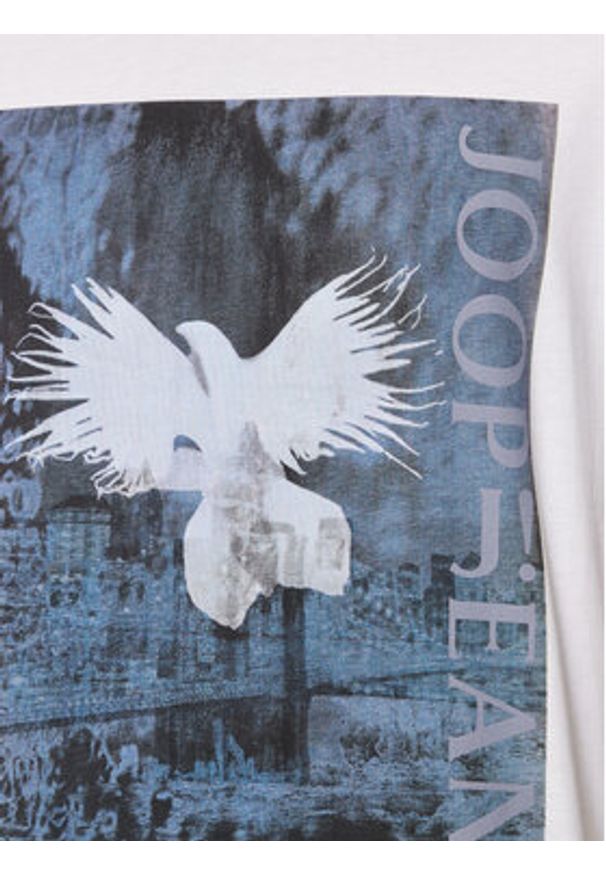JOOP! Jeans T-Shirt 20Dismas 30042353 Biały Modern Fit. Kolor: biały. Materiał: bawełna