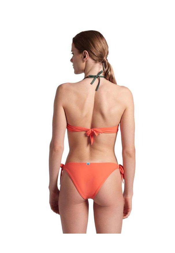 Strój kąpielowy damski dwuczęściowy bikini na basen plażę Arena Profile. Kolor: pomarańczowy