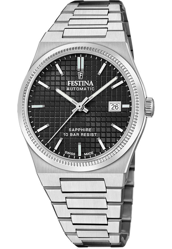 Zegarek Festina Zegarek męski Festina F20028-4 srebrny. Kolor: srebrny
