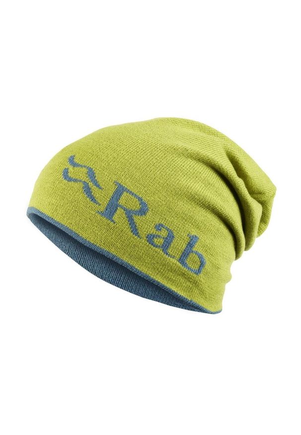 Czapka dzianinowa Rab Wearya Beanie dwustronna. Kolor: zielony. Materiał: dzianina