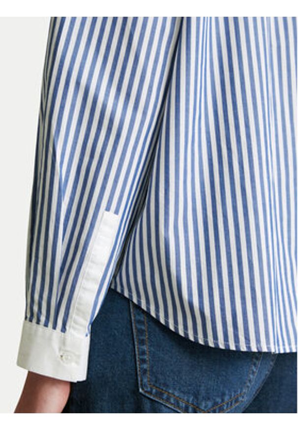 Marc O'Polo Denim Koszula 500 0006 774 Niebieski Regular Fit. Typ kołnierza: polo. Kolor: niebieski. Materiał: bawełna