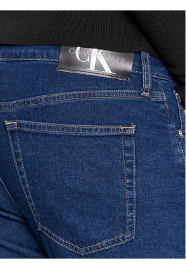 Calvin Klein Jeans Jeansy J30J325888 Granatowy Tapered Fit. Kolor: niebieski