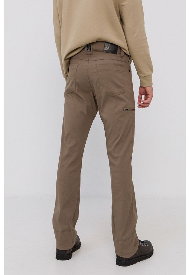 Wrangler Spodnie męskie kolor szary proste. Okazja: na co dzień. Kolor: szary. Materiał: tkanina. Styl: casual