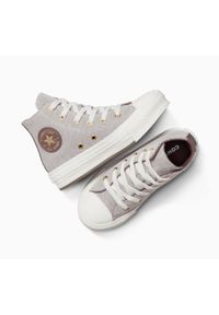 Adidasy Converse Con Obuwie Chuck Taylor As Eva Lift, Dzieci. Kolor: szary. Materiał: materiał