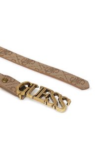 Guess Pasek Damski Noelle Belts BW7694 VIN20 Brązowy. Kolor: brązowy. Materiał: skóra