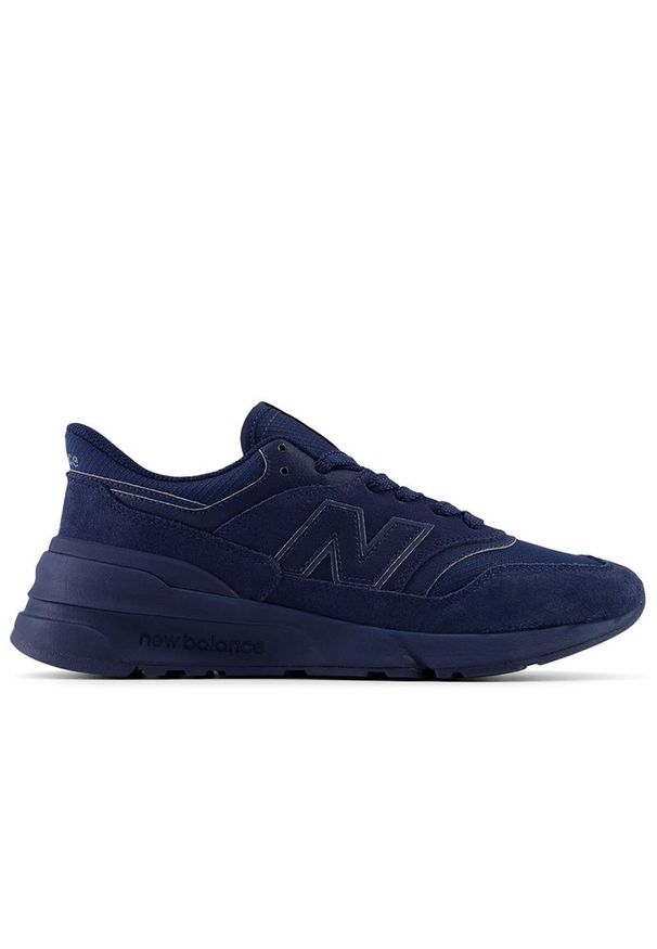 Buty New Balance U997RMH - granatowe. Okazja: na co dzień. Kolor: niebieski. Materiał: materiał, syntetyk, skóra, guma. Szerokość cholewki: normalna