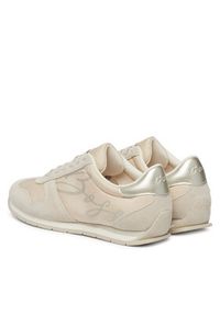 BOSS Sneakersy Levon 50569298 Beżowy. Kolor: beżowy. Materiał: materiał #3