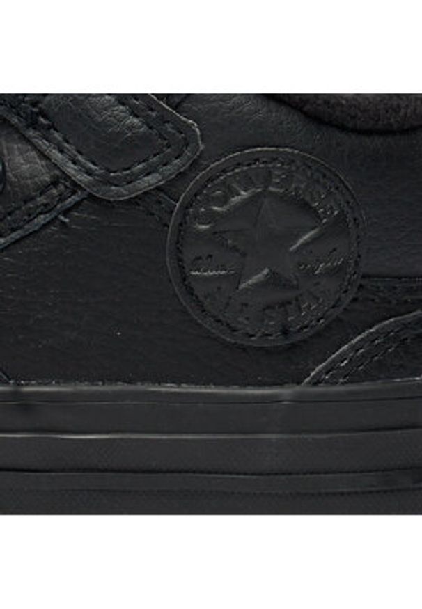 Converse Trampki Chuck Taylor All Star Malden Street A04818C Czarny. Kolor: czarny. Materiał: skóra. Styl: street