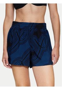 Triumph Szorty materiałowe Beach MyWear 10222167 Granatowy Regular Fit. Kolor: niebieski. Materiał: wiskoza