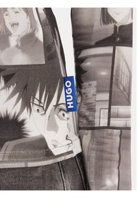 Hugo - HUGO Bluzka Diraluna 50555473 Szary Regular Fit. Kolor: szary. Materiał: wiskoza #4