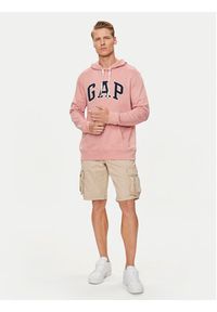 GAP - Gap Bluza 868460-01 Różowy Regular Fit. Kolor: różowy. Materiał: bawełna #3