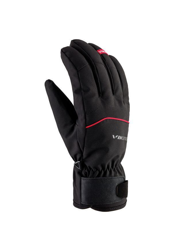 Rękawice narciarskie Viking Solven. Kolor: czerwony, wielokolorowy, czarny. Sezon: zima. Sport: narciarstwo