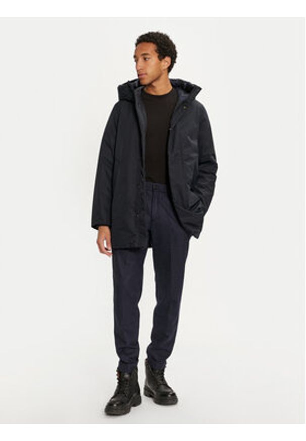 Bomboogie Parka CM7653TACR4 Granatowy Regular Fit. Kolor: niebieski. Materiał: syntetyk