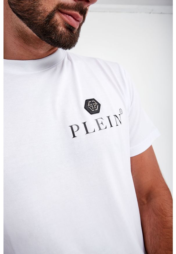 Philipp Plein - T-shirt PHILIPP PLEIN. Wzór: aplikacja, nadruk