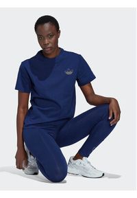 Adidas - adidas T-Shirt HK5176 Granatowy Regular Fit. Kolor: niebieski. Materiał: bawełna #4