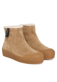 Inuikii Botki Cortina 1002.020.0011 Beżowy. Kolor: beżowy. Materiał: skóra, zamsz #3