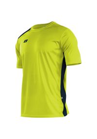 ZINA - Koszulka do piłki nożnej męska Zina Contra z krótkim rękawem. Kolor: wielokolorowy, niebieski, żółty. Długość rękawa: krótki rękaw. Długość: krótkie