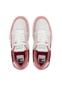 Tommy Jeans Sneakersy Tjw New Basket Lc EN0EN02574 Różowy. Kolor: różowy. Materiał: skóra