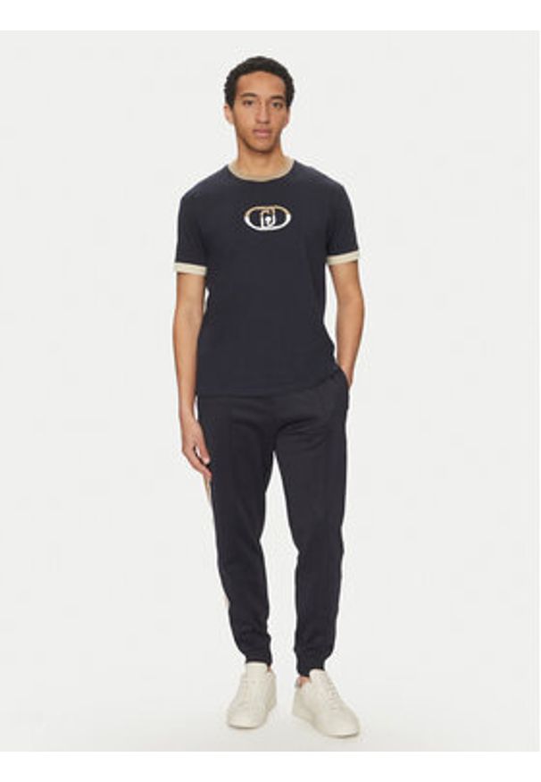 Liu Jo T-Shirt QA5275 J4819 Granatowy Regular Fit. Kolor: niebieski. Materiał: bawełna