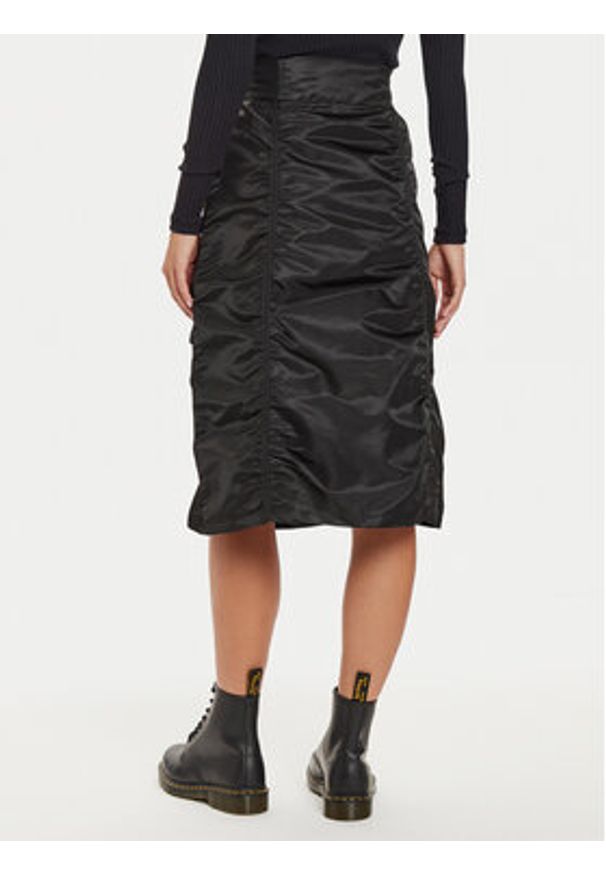 Alpha Industries Spódnica midi 148067 Czarny Regular Fit. Kolor: czarny. Materiał: syntetyk