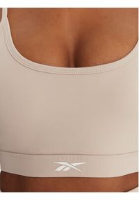 Reebok Biustonosz sportowy Reebok X Ewa Chodakowska RK25312CCW Beżowy. Kolor: beżowy. Materiał: syntetyk #6