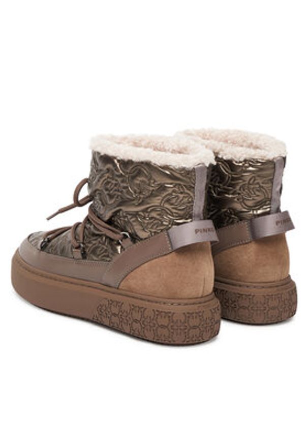 Pinko - PINKO Śniegowce Yoko 19 SS0101 T036 Brązowy. Kolor: brązowy. Materiał: materiał