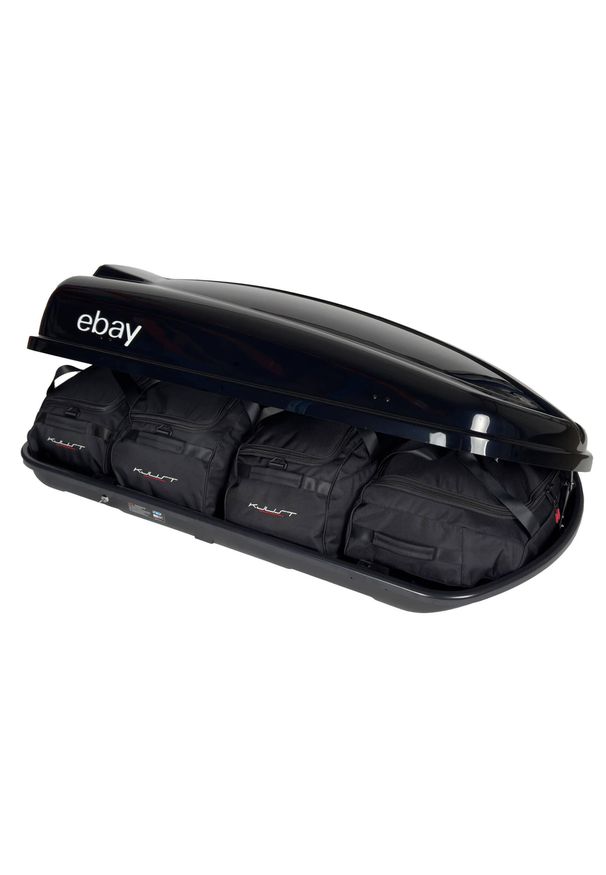 KJUST - Torby Do Boksu Dachowego Levup Ebay Edition 420 4Szt Kjust. Kolor: czarny. Styl: sportowy