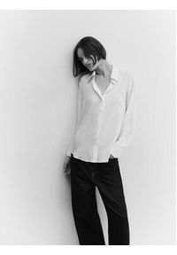 mango - Mango Koszula Basic 67030436 Écru Relaxed Fit. Materiał: syntetyk #2