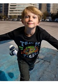 Sinsay - Koszulka z długimi rękawami Psi Patrol - czarny. Kolor: czarny. Długość rękawa: długi rękaw. Długość: długie. Wzór: nadruk #1