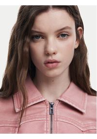 Desigual Kurtka z imitacji skóry 25SWEW47 Różowy Loose Fit. Kolor: różowy. Materiał: skóra #4