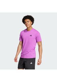 Adidas - Train Essentials Feelready Training Tee. Kolor: fioletowy, czarny, wielokolorowy. Materiał: materiał