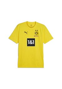 Puma - Męska koszulka treningowa Borussia Dortmund PUMA Faster Yellow Black. Kolor: żółty, wielokolorowy, czarny