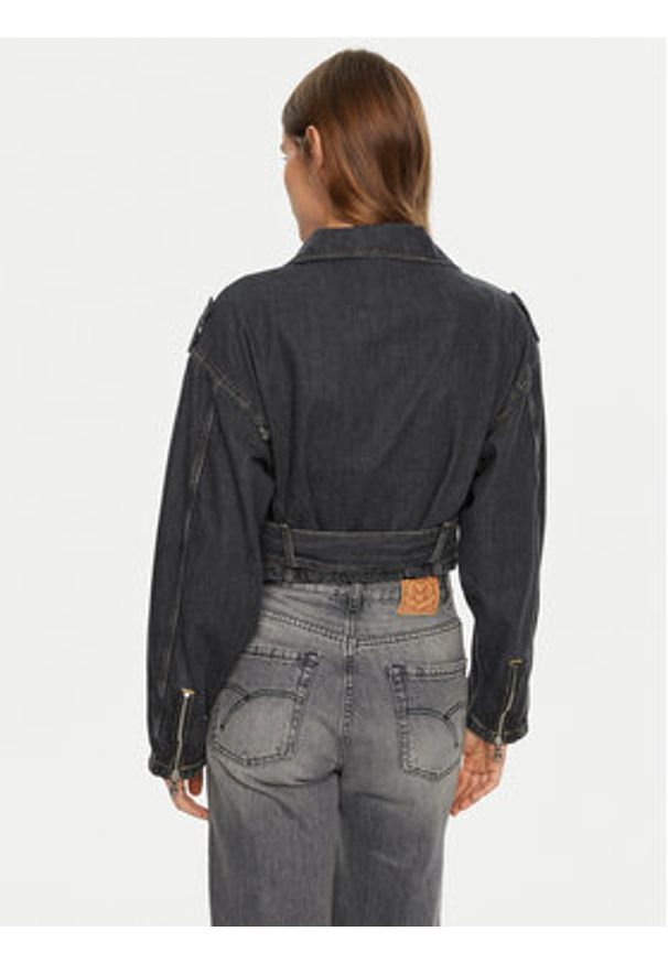 Guess Kurtka jeansowa W5RN58 D5LF1 Granatowy Regular Fit. Kolor: niebieski. Materiał: bawełna