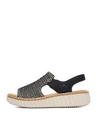 Rieker Sandały CEO-69276-00 Czarny. Kolor: czarny. Materiał: materiał #7