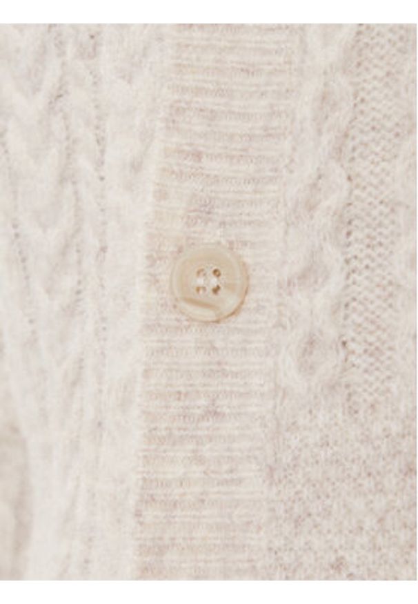 Guess Kardigan M5BR15 Z0462 Beżowy Regular Fit. Kolor: beżowy. Materiał: syntetyk