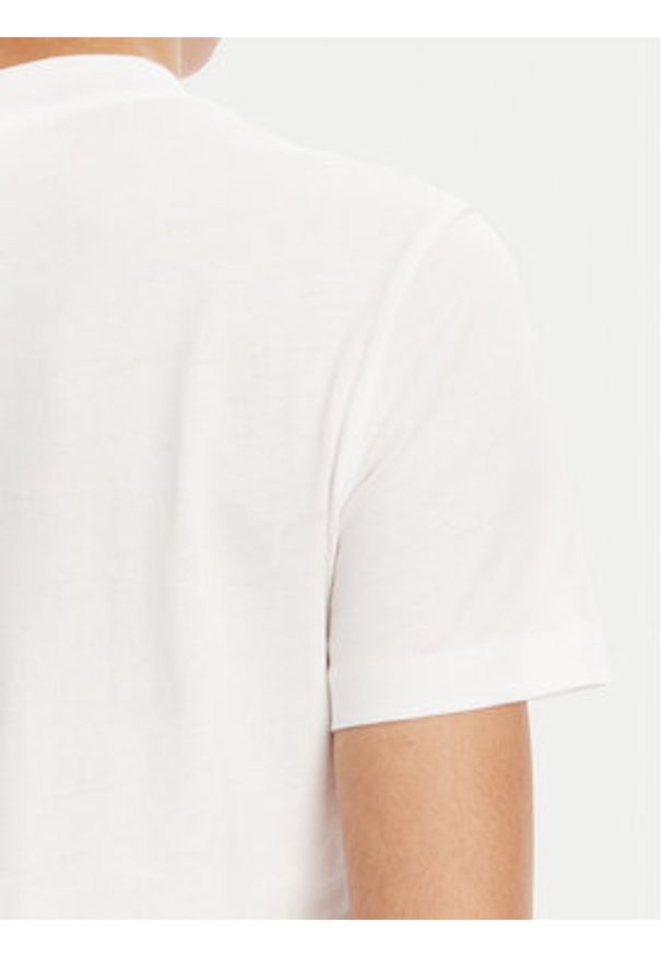 Versace Jeans Couture T-Shirt 78HAHE05 Biały Regular Fit. Kolor: biały. Materiał: bawełna