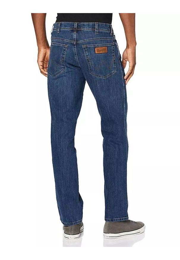 Wrangler - WRANGLER TEXAS SLIM MĘSKIE SPODNIE JEANSOWE JEANSY THE BOSS W12SP1131 112126511