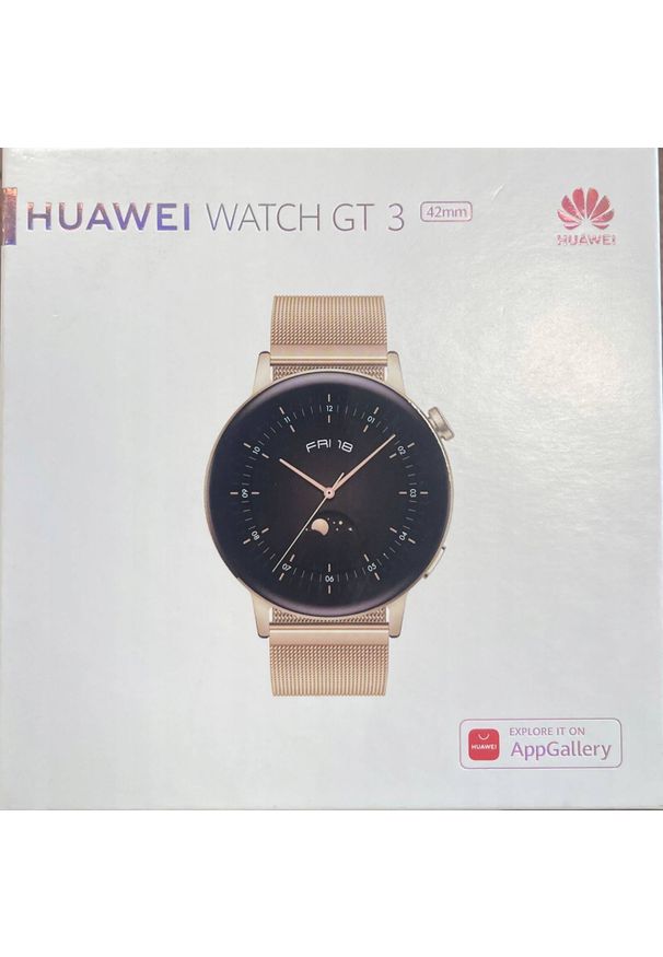 HUAWEI - Smartwatch Huawei Smartwatch Huawei Watch GT 3 złoty one size. Rodzaj zegarka: smartwatch. Kolor: złoty